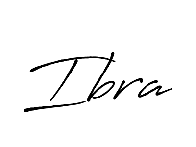 Use a signature maker to create a handwritten signature online. With this signature software, you can design (Antro_Vectra_Bolder) your own signature for name Ibra. Ibra signature style 7 images and pictures png