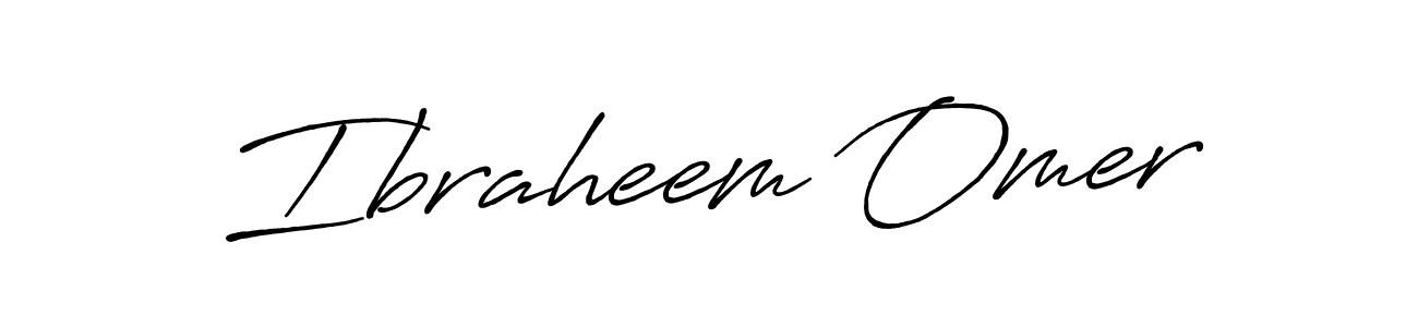 Use a signature maker to create a handwritten signature online. With this signature software, you can design (Antro_Vectra_Bolder) your own signature for name Ibraheem Omer. Ibraheem Omer signature style 7 images and pictures png
