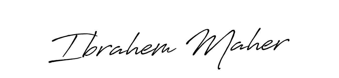 You can use this online signature creator to create a handwritten signature for the name Ibrahem Maher. This is the best online autograph maker. Ibrahem Maher signature style 7 images and pictures png