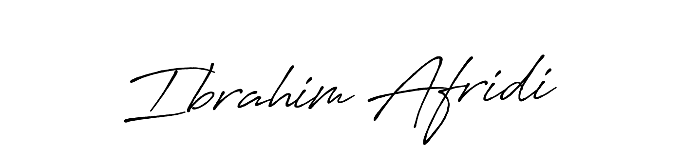 Also we have Ibrahim Afridi name is the best signature style. Create professional handwritten signature collection using Antro_Vectra_Bolder autograph style. Ibrahim Afridi signature style 7 images and pictures png