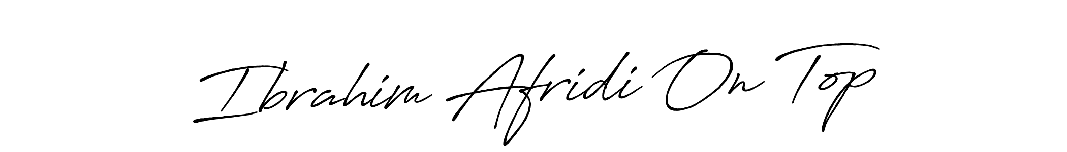 See photos of Ibrahim Afridi On Top official signature by Spectra . Check more albums & portfolios. Read reviews & check more about Antro_Vectra_Bolder font. Ibrahim Afridi On Top signature style 7 images and pictures png