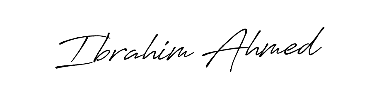 It looks lik you need a new signature style for name Ibrahim Ahmed. Design unique handwritten (Antro_Vectra_Bolder) signature with our free signature maker in just a few clicks. Ibrahim Ahmed signature style 7 images and pictures png