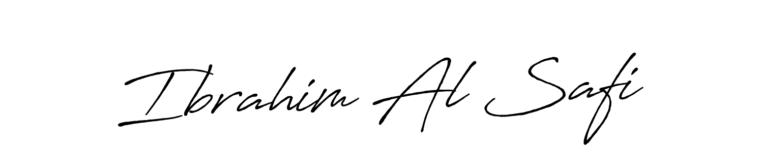 Ibrahim Al Safi stylish signature style. Best Handwritten Sign (Antro_Vectra_Bolder) for my name. Handwritten Signature Collection Ideas for my name Ibrahim Al Safi. Ibrahim Al Safi signature style 7 images and pictures png