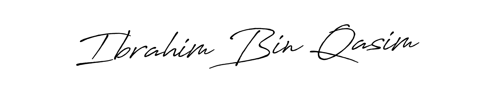 Antro_Vectra_Bolder is a professional signature style that is perfect for those who want to add a touch of class to their signature. It is also a great choice for those who want to make their signature more unique. Get Ibrahim Bin Qasim name to fancy signature for free. Ibrahim Bin Qasim signature style 7 images and pictures png