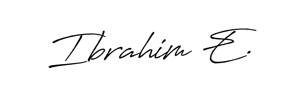 Once you've used our free online signature maker to create your best signature Antro_Vectra_Bolder style, it's time to enjoy all of the benefits that Ibrahim E. name signing documents. Ibrahim E. signature style 7 images and pictures png