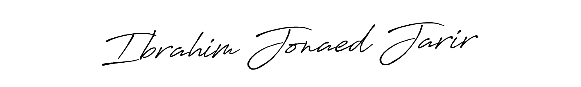 Use a signature maker to create a handwritten signature online. With this signature software, you can design (Antro_Vectra_Bolder) your own signature for name Ibrahim Jonaed Jarir. Ibrahim Jonaed Jarir signature style 7 images and pictures png