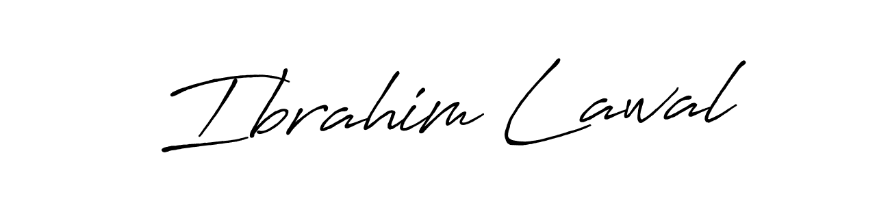 Use a signature maker to create a handwritten signature online. With this signature software, you can design (Antro_Vectra_Bolder) your own signature for name Ibrahim Lawal. Ibrahim Lawal signature style 7 images and pictures png