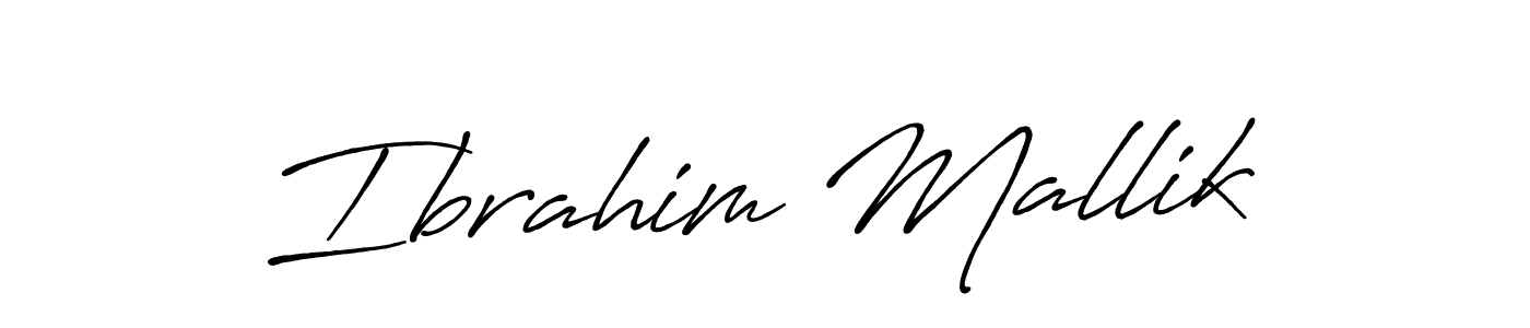 It looks lik you need a new signature style for name Ibrahim Mallik. Design unique handwritten (Antro_Vectra_Bolder) signature with our free signature maker in just a few clicks. Ibrahim Mallik signature style 7 images and pictures png