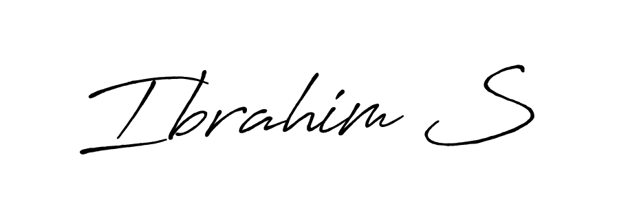 Best and Professional Signature Style for Ibrahim S. Antro_Vectra_Bolder Best Signature Style Collection. Ibrahim S signature style 7 images and pictures png