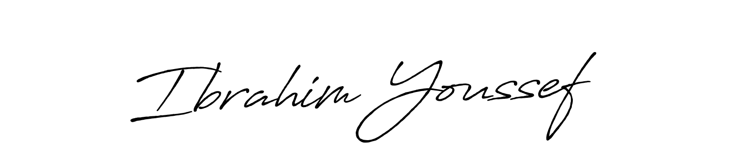 Antro_Vectra_Bolder is a professional signature style that is perfect for those who want to add a touch of class to their signature. It is also a great choice for those who want to make their signature more unique. Get Ibrahim Youssef name to fancy signature for free. Ibrahim Youssef signature style 7 images and pictures png