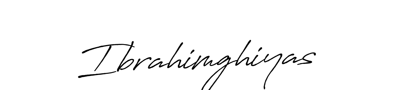 How to make Ibrahimghiyas name signature. Use Antro_Vectra_Bolder style for creating short signs online. This is the latest handwritten sign. Ibrahimghiyas signature style 7 images and pictures png