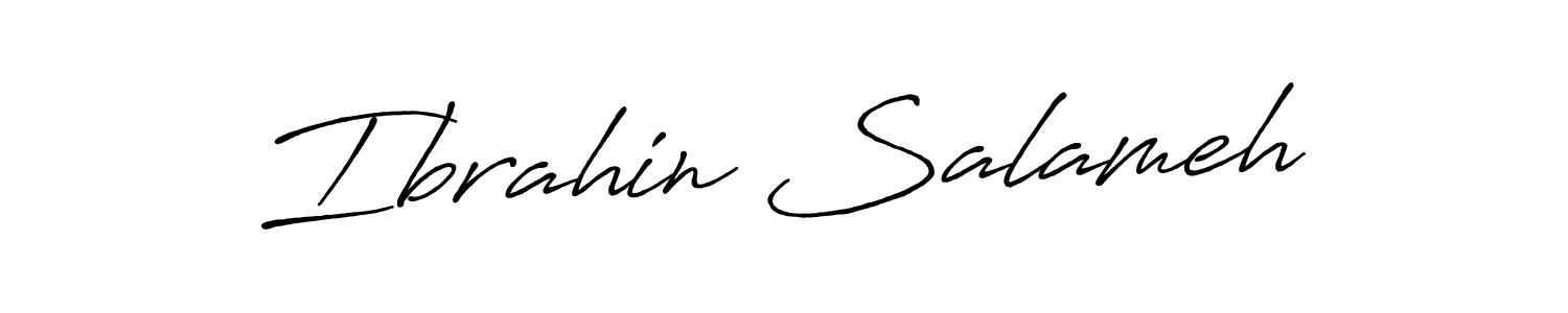 You should practise on your own different ways (Antro_Vectra_Bolder) to write your name (Ibrahin Salameh) in signature. don't let someone else do it for you. Ibrahin Salameh signature style 7 images and pictures png