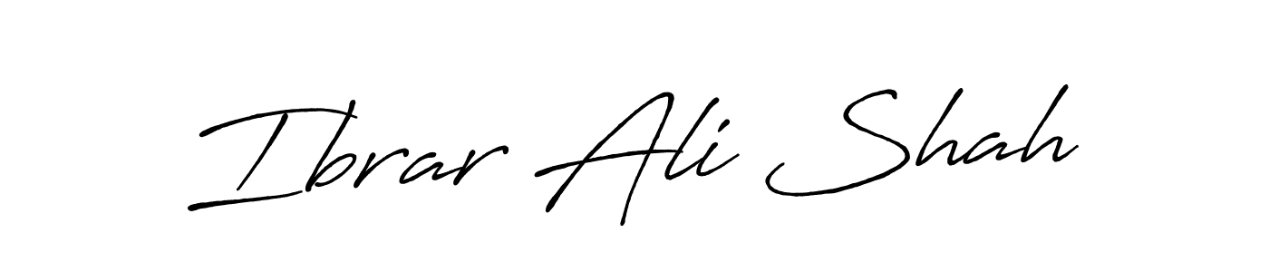 Ibrar Ali Shah stylish signature style. Best Handwritten Sign (Antro_Vectra_Bolder) for my name. Handwritten Signature Collection Ideas for my name Ibrar Ali Shah. Ibrar Ali Shah signature style 7 images and pictures png