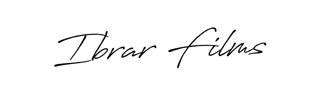 Also You can easily find your signature by using the search form. We will create Ibrar Films name handwritten signature images for you free of cost using Antro_Vectra_Bolder sign style. Ibrar Films signature style 7 images and pictures png