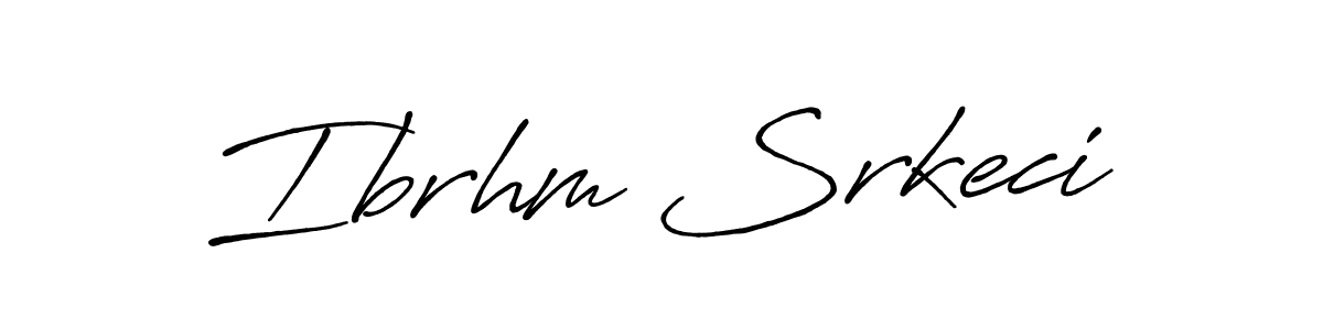 Similarly Antro_Vectra_Bolder is the best handwritten signature design. Signature creator online .You can use it as an online autograph creator for name Ibrhm Srkeci. Ibrhm Srkeci signature style 7 images and pictures png