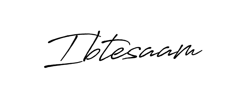 You should practise on your own different ways (Antro_Vectra_Bolder) to write your name (Ibtesaam) in signature. don't let someone else do it for you. Ibtesaam signature style 7 images and pictures png