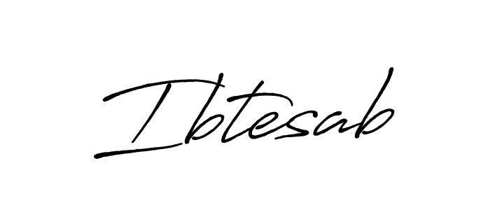 Ibtesab stylish signature style. Best Handwritten Sign (Antro_Vectra_Bolder) for my name. Handwritten Signature Collection Ideas for my name Ibtesab. Ibtesab signature style 7 images and pictures png