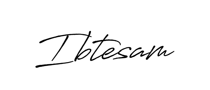 Ibtesam stylish signature style. Best Handwritten Sign (Antro_Vectra_Bolder) for my name. Handwritten Signature Collection Ideas for my name Ibtesam. Ibtesam signature style 7 images and pictures png