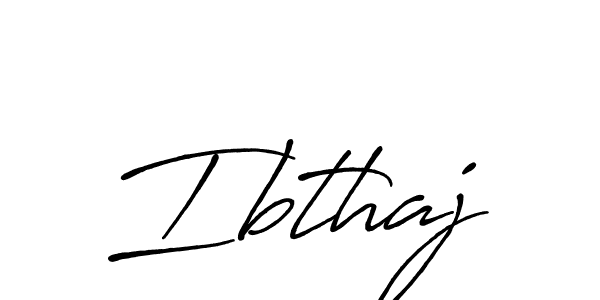 Use a signature maker to create a handwritten signature online. With this signature software, you can design (Antro_Vectra_Bolder) your own signature for name Ibthaj. Ibthaj signature style 7 images and pictures png