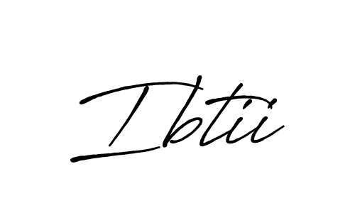 Create a beautiful signature design for name Ibtii. With this signature (Antro_Vectra_Bolder) fonts, you can make a handwritten signature for free. Ibtii signature style 7 images and pictures png