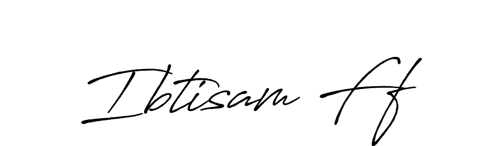Ibtisam Ff stylish signature style. Best Handwritten Sign (Antro_Vectra_Bolder) for my name. Handwritten Signature Collection Ideas for my name Ibtisam Ff. Ibtisam Ff signature style 7 images and pictures png
