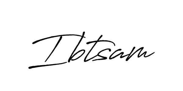 Design your own signature with our free online signature maker. With this signature software, you can create a handwritten (Antro_Vectra_Bolder) signature for name Ibtsam. Ibtsam signature style 7 images and pictures png