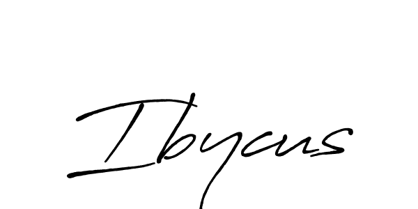Make a beautiful signature design for name Ibycus. With this signature (Antro_Vectra_Bolder) style, you can create a handwritten signature for free. Ibycus signature style 7 images and pictures png