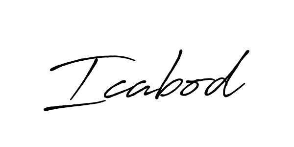 Also we have Icabod name is the best signature style. Create professional handwritten signature collection using Antro_Vectra_Bolder autograph style. Icabod signature style 7 images and pictures png