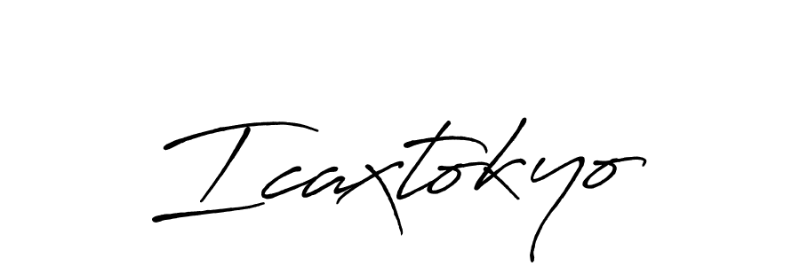 Icaxtokyo stylish signature style. Best Handwritten Sign (Antro_Vectra_Bolder) for my name. Handwritten Signature Collection Ideas for my name Icaxtokyo. Icaxtokyo signature style 7 images and pictures png