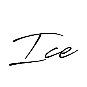 Create a beautiful signature design for name Ice. With this signature (Antro_Vectra_Bolder) fonts, you can make a handwritten signature for free. Ice signature style 7 images and pictures png