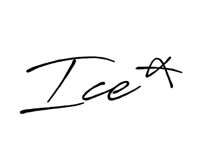 How to make Ice* name signature. Use Antro_Vectra_Bolder style for creating short signs online. This is the latest handwritten sign. Ice* signature style 7 images and pictures png