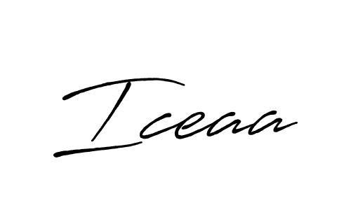 This is the best signature style for the Iceaa name. Also you like these signature font (Antro_Vectra_Bolder). Mix name signature. Iceaa signature style 7 images and pictures png