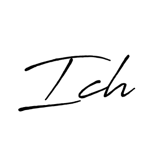 You should practise on your own different ways (Antro_Vectra_Bolder) to write your name (Ich) in signature. don't let someone else do it for you. Ich signature style 7 images and pictures png