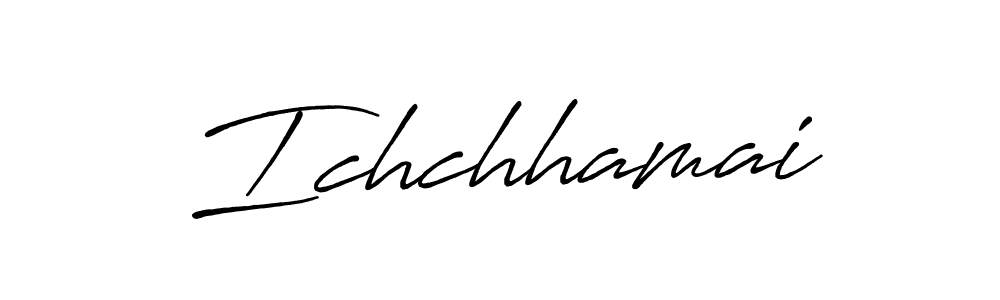 Create a beautiful signature design for name Ichchhamai. With this signature (Antro_Vectra_Bolder) fonts, you can make a handwritten signature for free. Ichchhamai signature style 7 images and pictures png