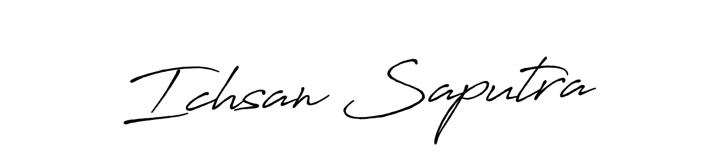 Make a beautiful signature design for name Ichsan Saputra. Use this online signature maker to create a handwritten signature for free. Ichsan Saputra signature style 7 images and pictures png