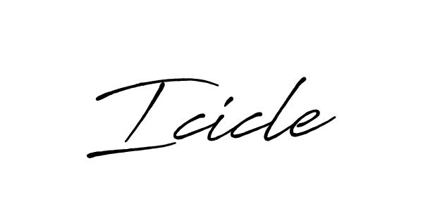 How to Draw Icicle signature style? Antro_Vectra_Bolder is a latest design signature styles for name Icicle. Icicle signature style 7 images and pictures png