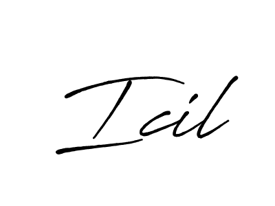 This is the best signature style for the Icil name. Also you like these signature font (Antro_Vectra_Bolder). Mix name signature. Icil signature style 7 images and pictures png