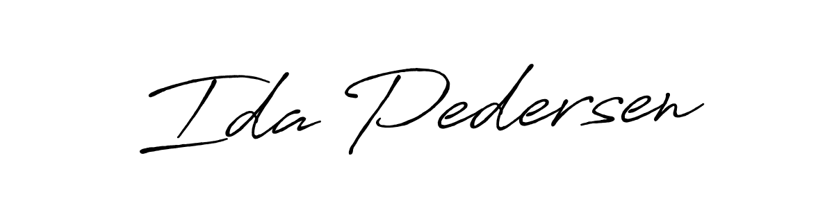 Make a short Ida Pedersen signature style. Manage your documents anywhere anytime using Antro_Vectra_Bolder. Create and add eSignatures, submit forms, share and send files easily. Ida Pedersen signature style 7 images and pictures png