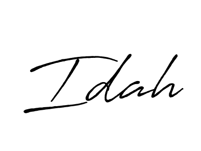 Best and Professional Signature Style for Idah. Antro_Vectra_Bolder Best Signature Style Collection. Idah signature style 7 images and pictures png