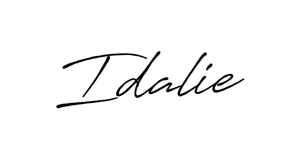 Use a signature maker to create a handwritten signature online. With this signature software, you can design (Antro_Vectra_Bolder) your own signature for name Idalie. Idalie signature style 7 images and pictures png