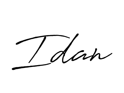 Idan stylish signature style. Best Handwritten Sign (Antro_Vectra_Bolder) for my name. Handwritten Signature Collection Ideas for my name Idan. Idan signature style 7 images and pictures png