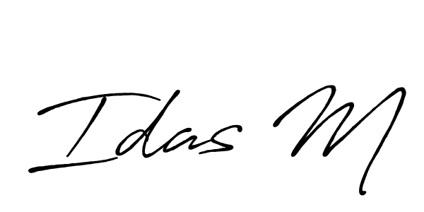 This is the best signature style for the Idas M name. Also you like these signature font (Antro_Vectra_Bolder). Mix name signature. Idas M signature style 7 images and pictures png