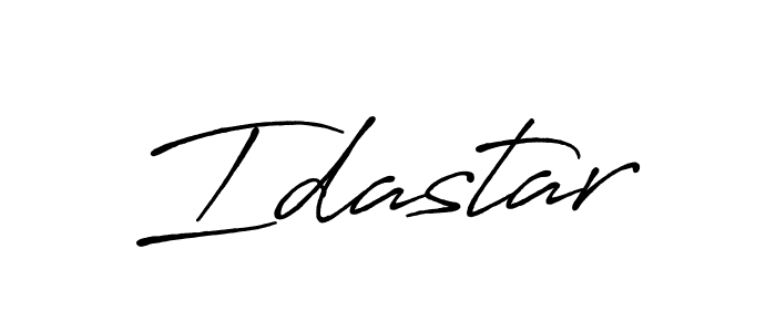 Idastar stylish signature style. Best Handwritten Sign (Antro_Vectra_Bolder) for my name. Handwritten Signature Collection Ideas for my name Idastar. Idastar signature style 7 images and pictures png