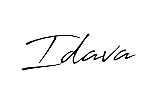 Idava stylish signature style. Best Handwritten Sign (Antro_Vectra_Bolder) for my name. Handwritten Signature Collection Ideas for my name Idava. Idava signature style 7 images and pictures png