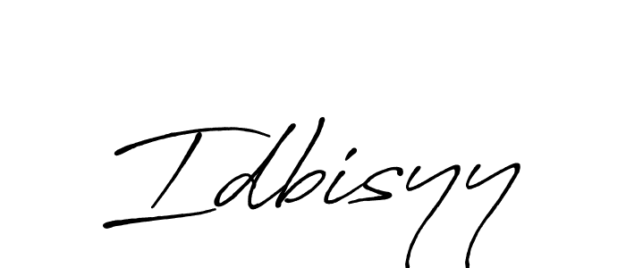 How to make Idbisyy signature? Antro_Vectra_Bolder is a professional autograph style. Create handwritten signature for Idbisyy name. Idbisyy signature style 7 images and pictures png