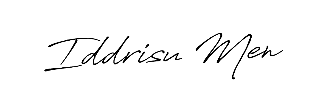 Also we have Iddrisu Men name is the best signature style. Create professional handwritten signature collection using Antro_Vectra_Bolder autograph style. Iddrisu Men signature style 7 images and pictures png