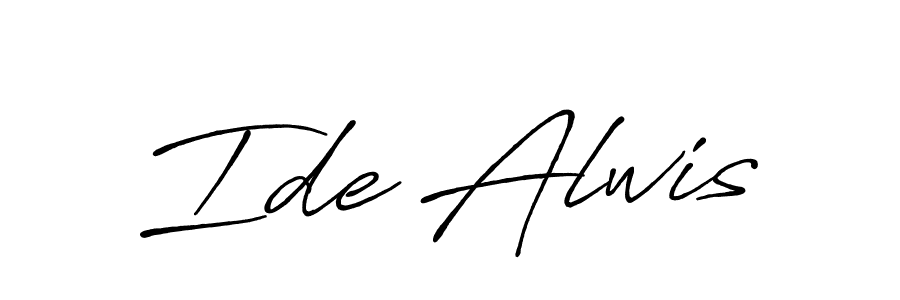 You can use this online signature creator to create a handwritten signature for the name Ide Alwis. This is the best online autograph maker. Ide Alwis signature style 7 images and pictures png