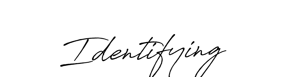 You should practise on your own different ways (Antro_Vectra_Bolder) to write your name (Identifying) in signature. don't let someone else do it for you. Identifying signature style 7 images and pictures png