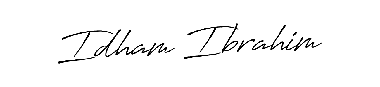 You should practise on your own different ways (Antro_Vectra_Bolder) to write your name (Idham Ibrahim) in signature. don't let someone else do it for you. Idham Ibrahim signature style 7 images and pictures png