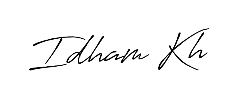 Antro_Vectra_Bolder is a professional signature style that is perfect for those who want to add a touch of class to their signature. It is also a great choice for those who want to make their signature more unique. Get Idham Kh name to fancy signature for free. Idham Kh signature style 7 images and pictures png